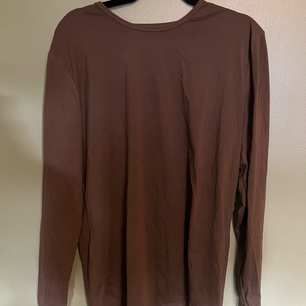 Cuts Men’s - Brown Long Sleeve Shirt